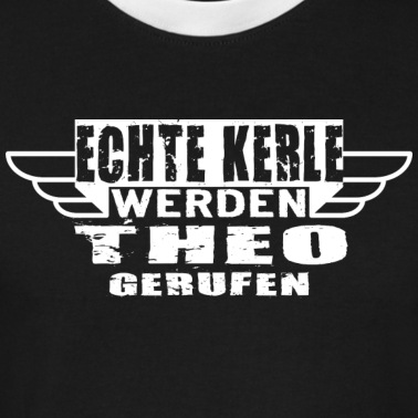 Klassenfahrt T-Shirt - Echte Kerle werden Theo gerufen Geschenk