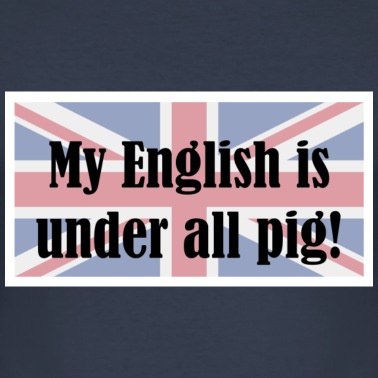 Klassenfahrt T-Shirt - My English is under all pig