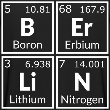 Klassenfahrt T-Shirt - Chemie Design Berlin Periodensystem der Elemente