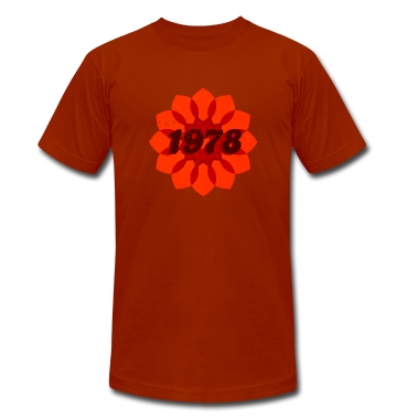 Klassenfahrt T-Shirt - 1978 orange flower