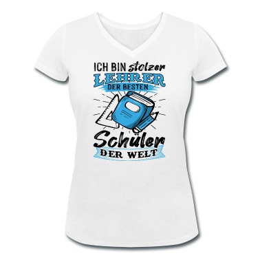 Klassenfahrt T-Shirt - Stolzer Lehrer der besten Schüler der Welt Spruch