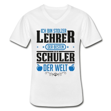 Klassenfahrt T-Shirt - Stolzer Lehrer der besten Schüler der Welt Spruch