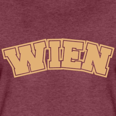 Klassenfahrt T-Shirt - Wien college gebogen