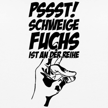 Klassenfahrt Pullover - Pssst schweige fuchs ist an der reihe Geschenk