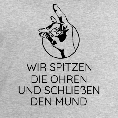 Klassenfahrt Pullover - Wir sitzen die ohren Geschenk Schweigefuchs