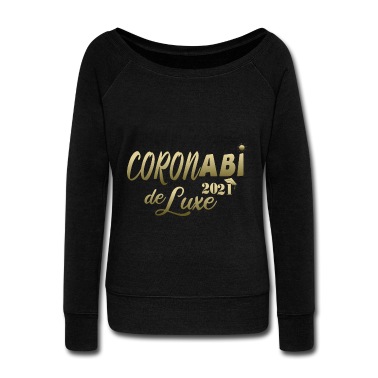 Klassenfahrt Pullover - CoronAbi Abitur 2021 de Luxe in gold Corona Abi