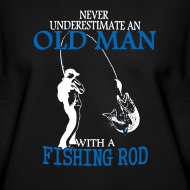 Angeln Pullover - Altes Mann Angelrute Geschenk Für Den Ruhestand