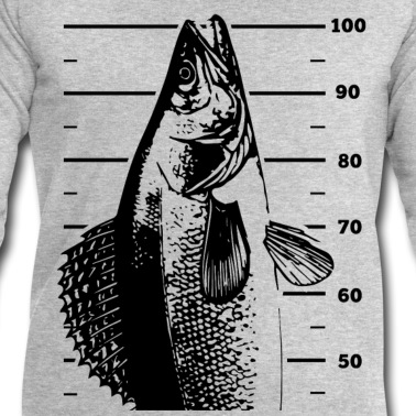 Angeln Pullover - LetzterWurf Meter Zander Anglershirt