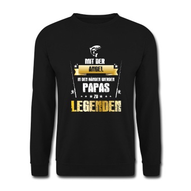 Angeln Pullover - Angeln! Fischen! lustig! Papa!
