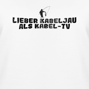 Angeln Pullover - Angler Lieber Kabeljau Als Kabel TV Geschenk Für A