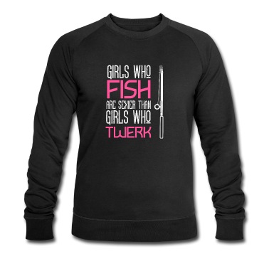Angeln Pullover - Fishing girls - Fischen, Angeln, Rute