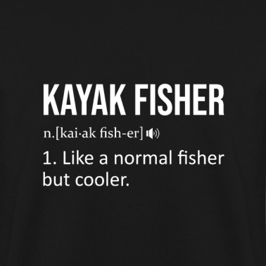 Angeln Pullover - Kayak Fisher - Kajak Angeln