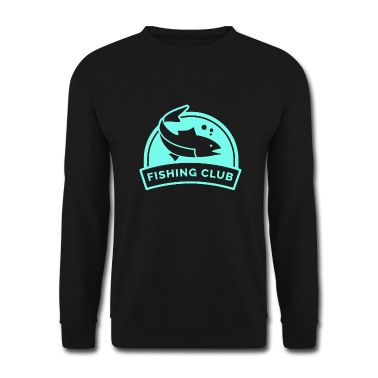 Angeln Pullover - Fishing Club Angelverein Angelclub Abzeichen Fisch
