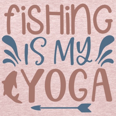 Angeln Pullover - Angeln ist mein Yoga