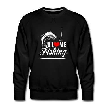 Angeln Pullover - Ich liebe es zu Angeln