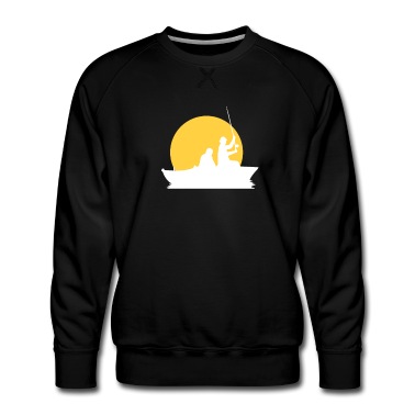 Angeln Pullover - Angeln im Mondlicht