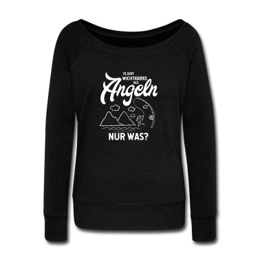 Angeln Pullover - Es gibt Wichtigeres als Angeln nur was - Angeln -