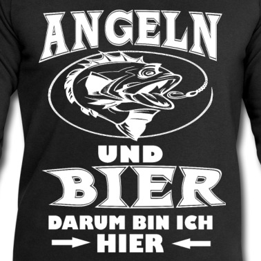 Angeln Pullover - Angeln und Bier