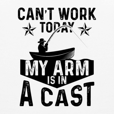 Angeln Pullover - nicht arbeiten angeln