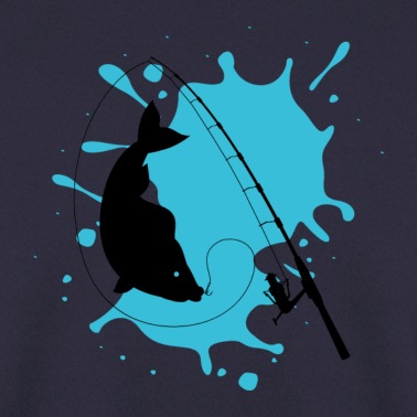 Angeln Pullover - Kunst und Angeln!