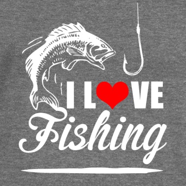 Angeln Pullover - Ich liebe das Angeln.