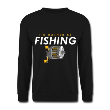 Angeln Pullover - Angeln mit Angelspule