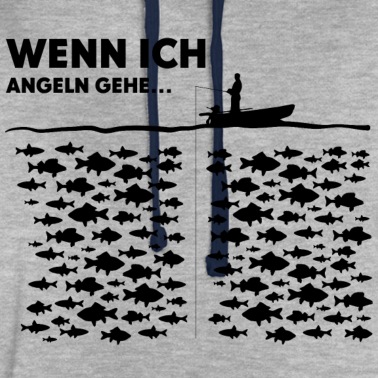 Angeln Hoodie - Wenn ich Angeln gehe...