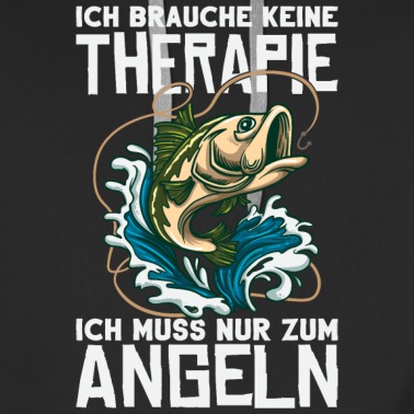 Angeln Hoodie - Angler Ich brauche keine Therapie Angeln Fisch