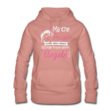Angeln Hoodie - Frauen gehen Angeln