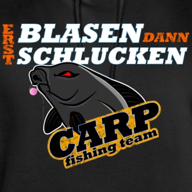 Angeln Hoodie - Karpfen Angler blasen schlucken angeln Geschenk