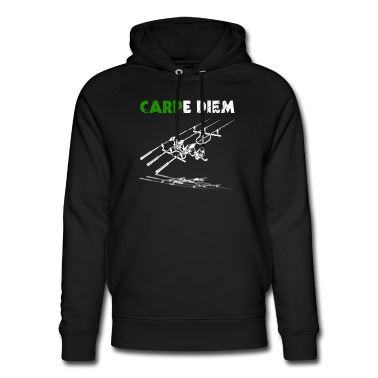Angeln Hoodie - Carpe Diem Karpfen Angeln Karpfenangler Geschenk
