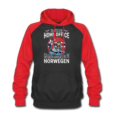 Angeln Hoodie - Tausche Home Office Gegen Angeln In Norwegen
