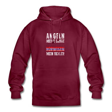 Angeln Hoodie - Angeln meine Droge - Norwegen mein Dealer
