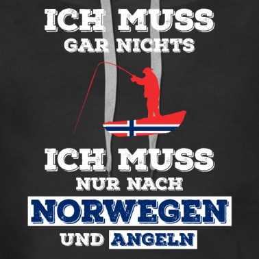 Angeln Hoodie - Norwegen Angeln Lustiger Spruch