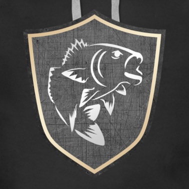 Angeln Hoodie - Barsch Logo Angeln