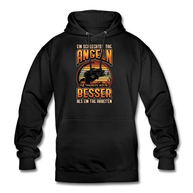 Angeln Hoodie - Angler Arbeiten job Lustiger Spruch Geschenk