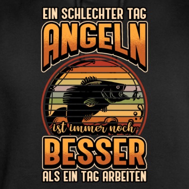 Angeln Hoodie - Angler Arbeiten job Lustiger Spruch Geschenk