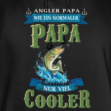 Angeln Hoodie - Normaler Papa Angeln cooler Shirt Fischen Vatertag