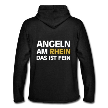 Angeln Hoodie - Angeln am Rhein Geschenkidee Angler t-shirt Zander