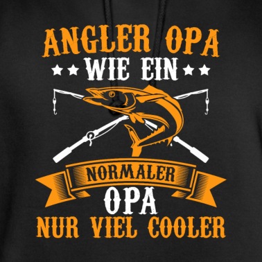 Angeln Hoodie - Angeln Fischerei Opa Rentner Geschenk