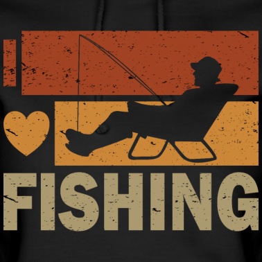 Angeln Hoodie - I Love Fishing Fischermen