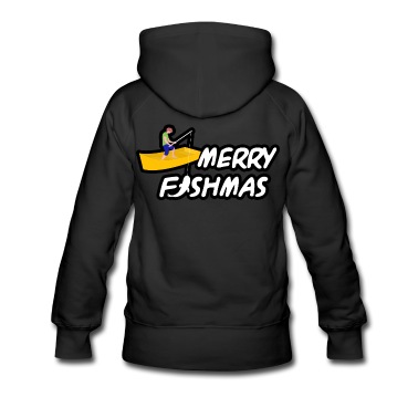 Angeln Hoodie - Merry Fishmas - Lustig Frohe Angeln Weihnachten