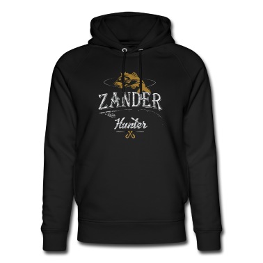 Angeln Hoodie - Zander Hunter, Rute,Vintage,Angeln,Fischen