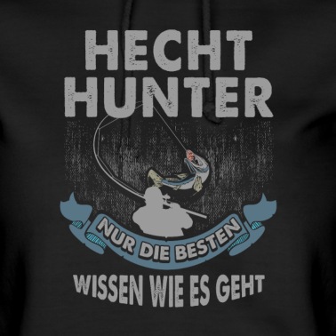 Angeln Hoodie - Angeln Angler Hecht Geschenk