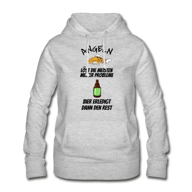 Angeln Hoodie - Angeln löst die meisten meiner Probleme - Angler