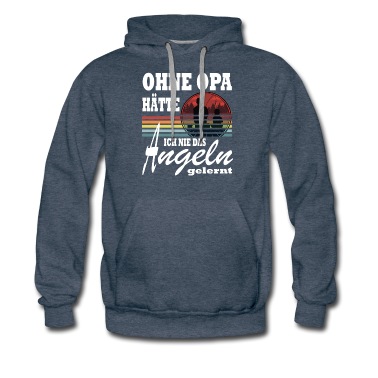 Angeln Hoodie - Opa Enkelin Angeln Spruch Geschenk