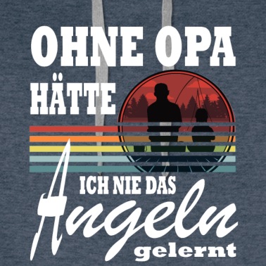 Angeln Hoodie - Opa Enkelin Angeln Spruch Geschenk