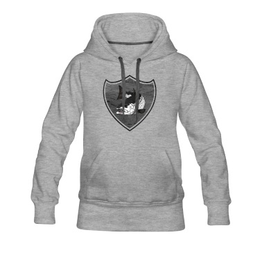 Angeln Hoodie - Meerforelle - Wappen MeFo