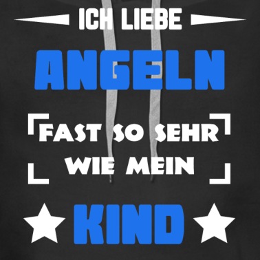Angeln Hoodie - Angeln Kind Angel Eltern Geschenk Vater Mutter