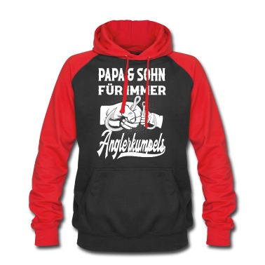 Angeln Hoodie - Papa und Sohn Angeln Spruch Geschenk